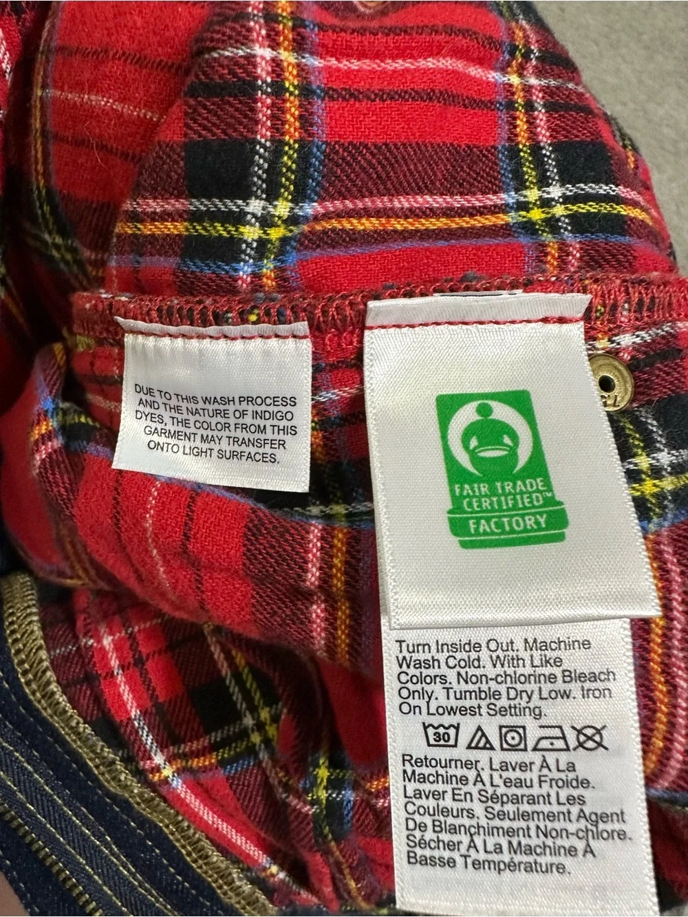 J. Crew Dark Wash flannel lined Jeans 36x30 NWOT